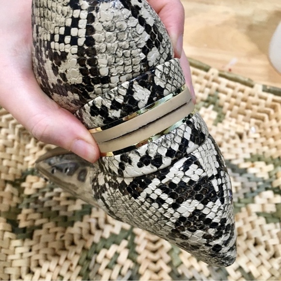 GRISE LE TALON snakeskin clear flats. Made in Japan size 23 - Picture 7 of 7